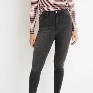 Madewell Charcoal Skinny Jeans
